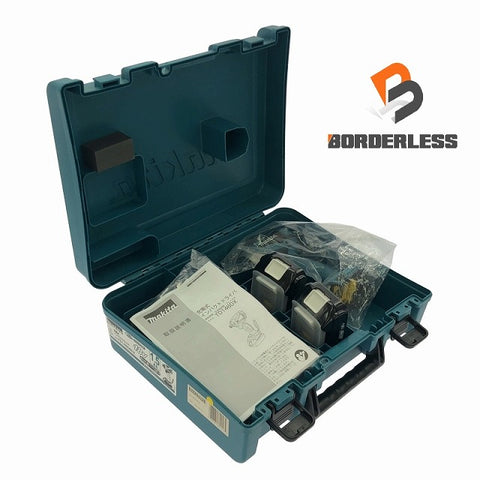 ☆極美品☆makita マキタ 18V 充電式インパクトドライバー TD146DSHX 青 バッテリ2個(18V1.5Ah) 充電器 ケース付 コードレス - 0