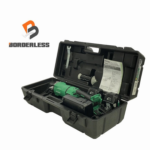 ☆未使用品☆HiKOKI ハイコーキ 180mm 36V コードレスディスクグラインダー G3818DA 2WP バッテリー2個(36V 4.0Ah)充電器付