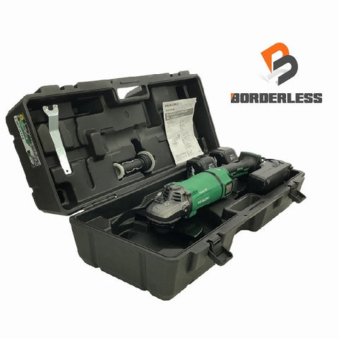☆未使用品☆HiKOKI ハイコーキ 180mm 36V コードレスディスクグラインダー G3818DA 2WP バッテリー2個(36V 4.0Ah)充電器付 - 0