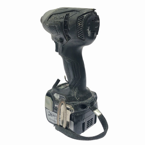 ☆中古品☆HITACHI 日立工機 14.4Vコードレスインパクトドライバ WH14DDL バッテリー2個(14.4V 3.0Ah) 充電器付き - 7