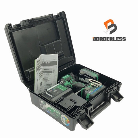 ☆未使用品☆HIKOKI ハイコーキ 36V コードレスインパクトドライバー WH36DC(XPSZ)新マルチボルトバッテリー2個+充電器+ケース - 0