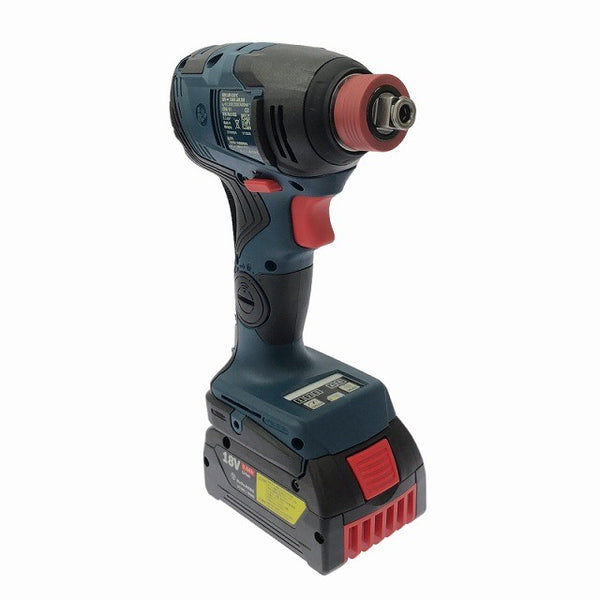 ☆未使用品☆BOSCH ボッシュ 18V コードレスインパクトドライバー/レンチ PRO GDX18V210C バッテリ2個(18V5.0Ah) 充電器付128020 - 5