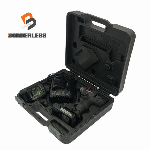 ☆比較的綺麗☆RYOBI リョービ 18V 充電式インパクトドライバ BID-1805 バッテリー2個(18V 1.5Ah) 充電器 ケース付き