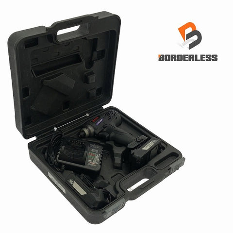 ☆比較的綺麗☆RYOBI リョービ 18V 充電式インパクトドライバ BID-1805 バッテリー2個(18V 1.5Ah) 充電器 ケース付き - 0