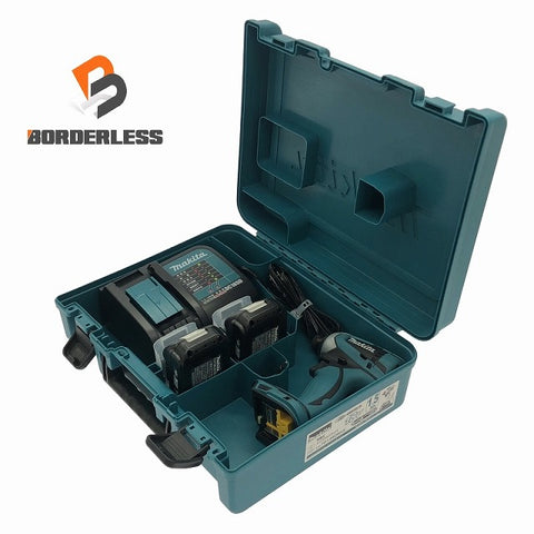 ☆美品☆makita マキタ 18V 充電式インパクトドライバ TD146DWHX バッテリー2個(18V 1.5Ah) 充電器 ケース ビット付