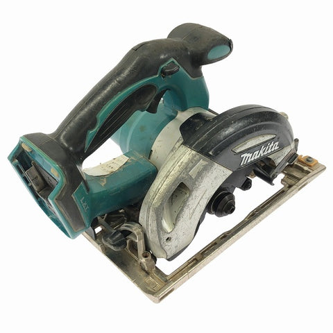 ☆中古品☆makita マキタ 18V 165mm 充電式マルノコ HS630D 青/ブルー 本体のみ 丸のこ 丸鋸 切断機 電動工具 製造年月 2016年4月 - 0