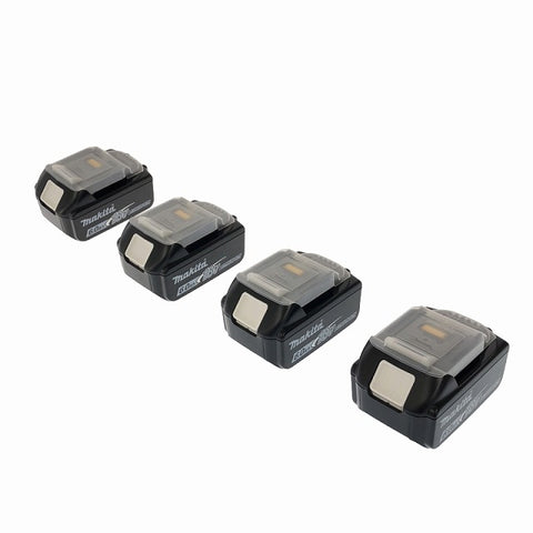 ☆未使用品4個セット☆makita マキタ 18V 6.0Ah 純正 リチウムイオンバッテリー BL1860B 残量表示付 リチウムイオン電池 蓄電池 - 0