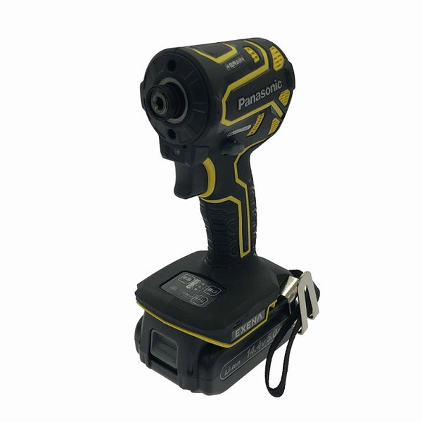 ☆未使用☆Panasonic パナソニック 14.4V/18V 充電インパクトドライバー EZ1PD1J14D-Y 黄色 バッテリ2個(14.4V5.0Ah) 充電器 ケース - 3