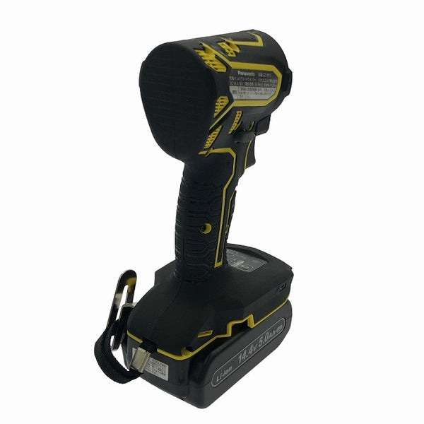☆未使用☆Panasonic パナソニック 14.4V/18V 充電インパクトドライバー EZ1PD1J14D-Y 黄色 バッテリ2個(14.4V5.0Ah) 充電器 ケース - 6