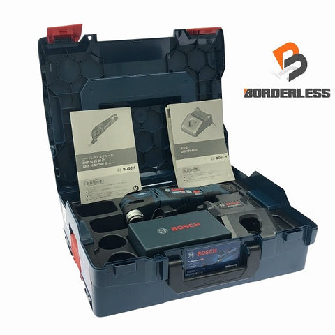 ☆未使用品☆BOSCH ボッシュ 10.8V コードレスマルチツール GMF10.8V-28 バッテリ1個(2.0Ah) 充電器 アタッチメント ケース付 - 0