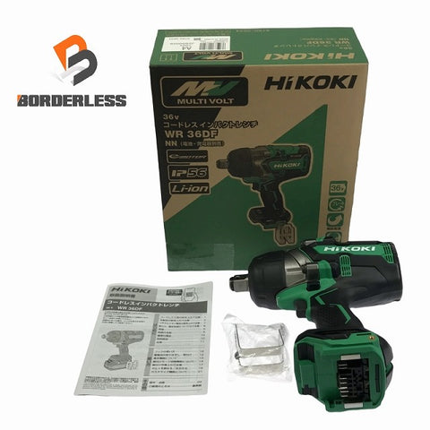 ☆未使用品☆ HIKOKI ハイコーキ 36V コードレスインパクトレンチ WR36DF(NN) 電動工具 ※バッテリー・充電器・ケースは別売り