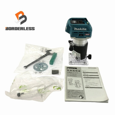 ☆美品☆ makita マキタ 40Vmax充電式トリマ RT001GZ 本体のみ 電動工具 大工道具 ※コメント必読