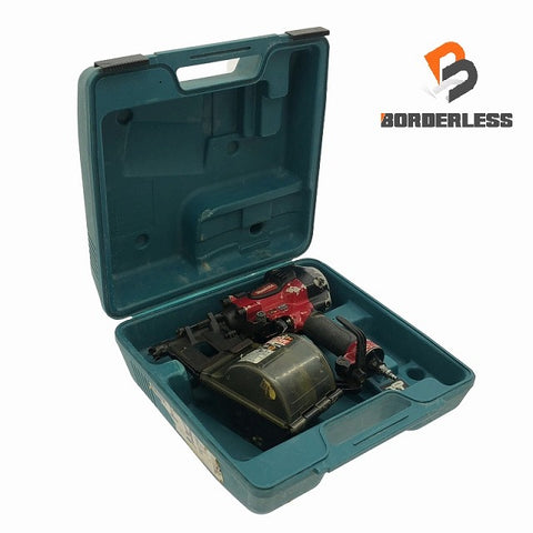 ☆中古品☆ makita マキタ 85mm 高圧 エア釘打機 AN810H エア工具 エアツール くぎ打ち機 釘打ち機 - 0