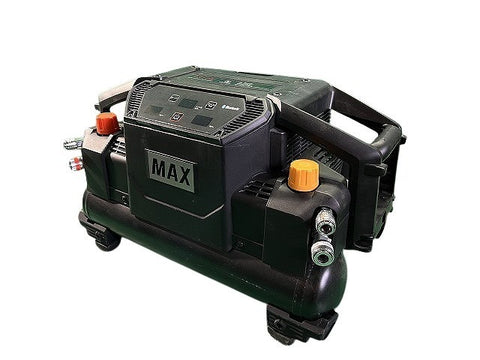 ☆極美品☆MAX マックス 常圧/高圧 スーパーエアコンプレッサー AK-HL1310E 黒/ブラック 100V 11L エアーコンプレッサー - 0