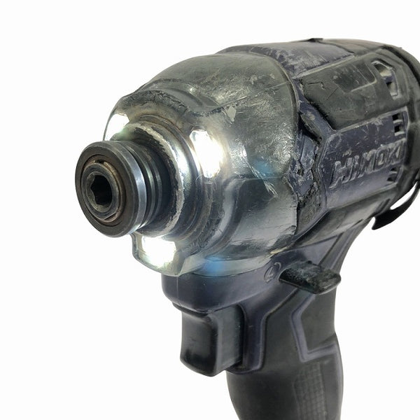 ☆中古品☆ HIKOKI ハイコーキ 36V コードレスインパクトドライバ WH36DC 黒/ブラック 本体+バッテリー2個(2.5Ah)充電器+ケース - 8