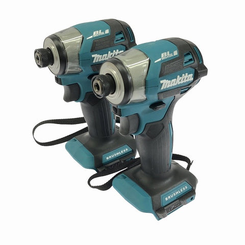 ☆未使用品2点セット☆makita マキタ 18V 充電式インパクトドライバ TD173DZ 青/ブルー 本体のみ 電動工具 大工道具 - 0