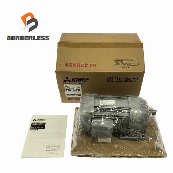 ☆未使用品☆MITSUBISHI 三菱 0.4kW 200V ギヤードモーター GM-S 1:25 60/72r/ｍin ギアモーター - 1