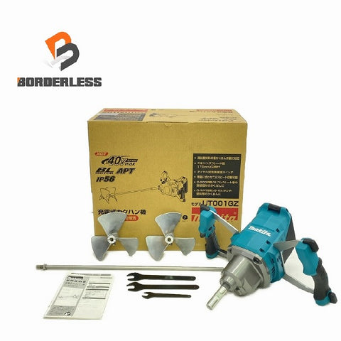 ☆未使用品☆ makita マキタ 40Vmax 充電式かくはん機 UT001GZ 本体のみ 電動工具 撹拌機 ミキサー