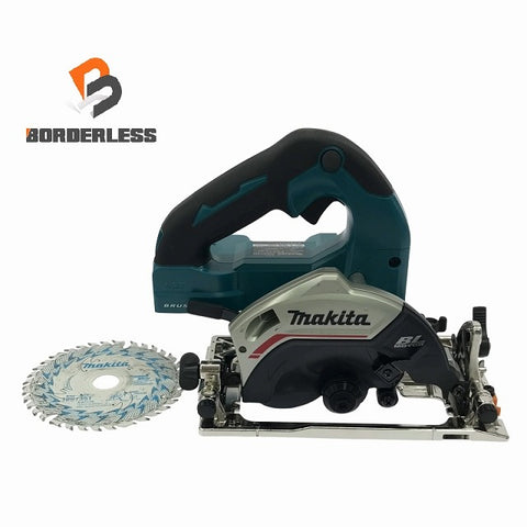 ☆美品☆makita マキタ 18V 125mm 充電式マルノコ HS474D 青 本体のみ コードレス 丸のこ 丸ノコ 丸鋸 木工用 切断機