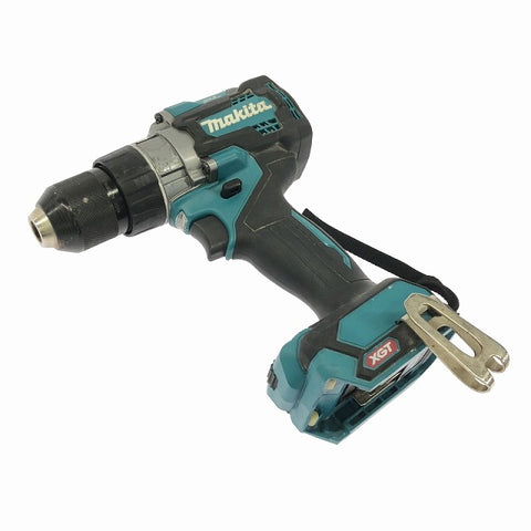 ☆比較的綺麗☆makita マキタ 40Vmax 充電式ドライバドリル DF001G 青 グリップ付 コードレス ドリルドライバー ドライバードリル - 0
