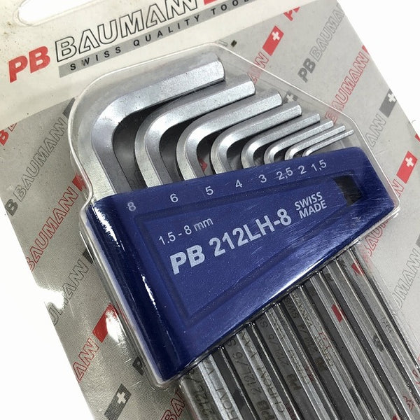 ☆未使用品4セット☆ロング六角棒レンチセット8本入×1セット 211H-10 ボール付 8本×3セット 212LH-8 ホルダー付 六角レンチ - 6