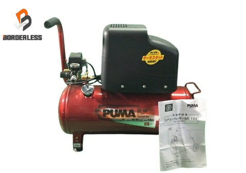 ☆未使用品☆PUMA 常圧 エアコンプレッサー SR-102 SR-L30MPT エアーツール 藤原産業