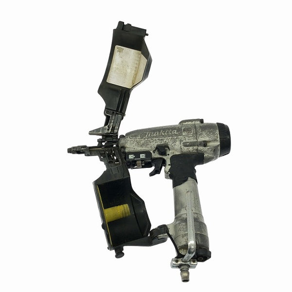 ☆中古品☆makita マキタ 50mm 高圧 エア釘打機 AN514 ケース付 エア釘打ち機 ロール釘打機 ロール釘打ち機 コイルネイラ - 6