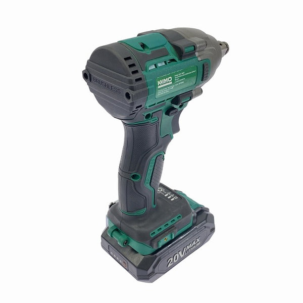 ☆美品☆KIMO 電動インパクトレンチ QM-3609 バッテリー(20V 2.0Ah) 充電器付き LED タイヤ 交換 修理 車 ツール - 3