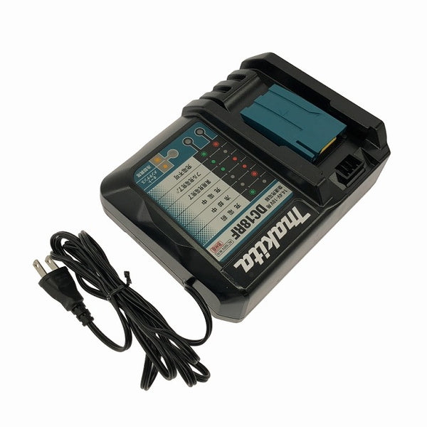 ☆中古品 3点セット☆makita マキタ 14.4V 6.0Ah 純正リチウムイオンバッテリー BL1460B 2個 充電器 DC18RF付 - 3