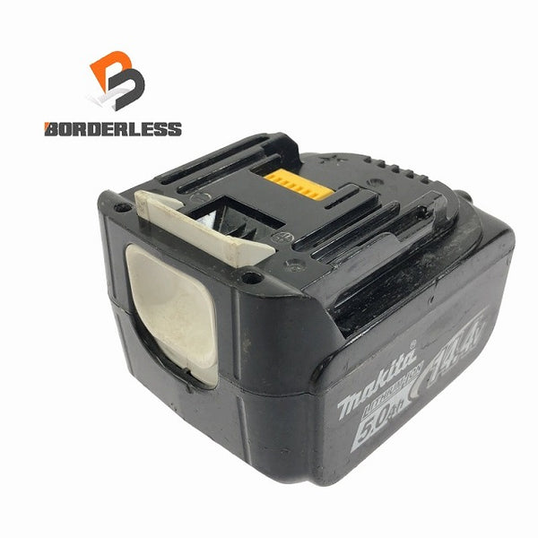 ☆中古品☆makita マキタ 14.4V 5.0Ah 純正リチウムイオンバッテリー BL1450 リチウムイオン電池 蓄電池 充電池 - 1