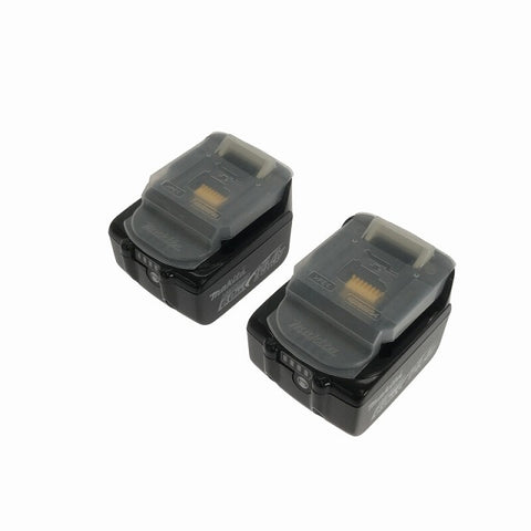 ☆未使用品 2個セット☆makita マキタ 14.4V 6.0Ah 純正リチウムイオンバッテリー BL1460B バッテリー残量確認 雪マーク - 0