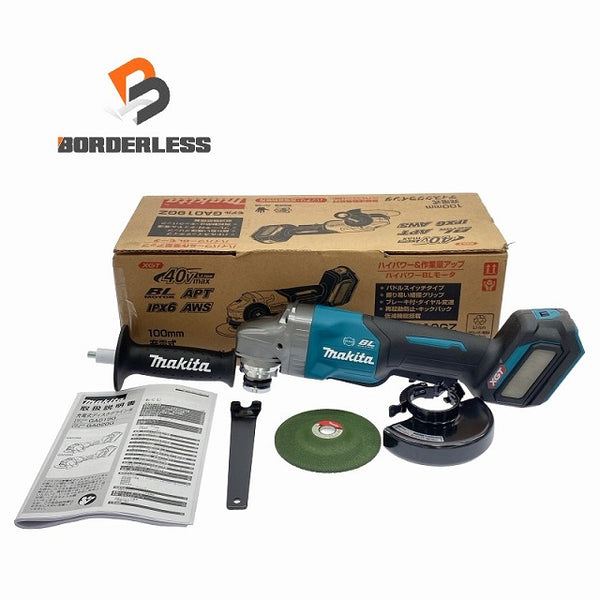 ☆未使用品☆ makita マキタ 40Vmax 00mm 無線連動対応充電式ディスクグラインダGA019GZ 本体のみ - 1