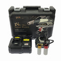 ☆極美品☆EARTH MAN アースマン 充電式インパクトレンチ IW-180LiB バッテリー1個(18V 3.0Ah) 充電器 ケース付 コードレス - 4
