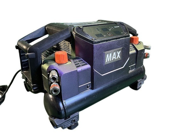 ☆比較的綺麗です☆MAX マックス 100V 高圧専用 スーパーエアコンプレッサー AK-HH1310E 限定色グリーンアメジスト エアーツール - 4
