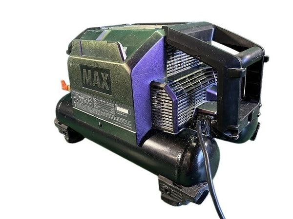 ☆比較的綺麗です☆MAX マックス 100V 高圧専用 スーパーエアコンプレッサー AK-HH1310E 限定色グリーンアメジスト エアーツール - 3