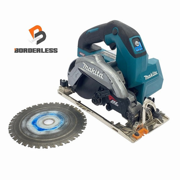 ☆中古品☆makita マキタ 40Vmax 充電式マルノコ HS001GZ 青/ブルー 本体のみ 丸ノコ/丸のこ/丸鋸 - 1