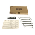 ☆未使用品☆nepros ネプロス アングルヘッドスパナセット NTS306 6本組 京都機械工具 KTC - 10