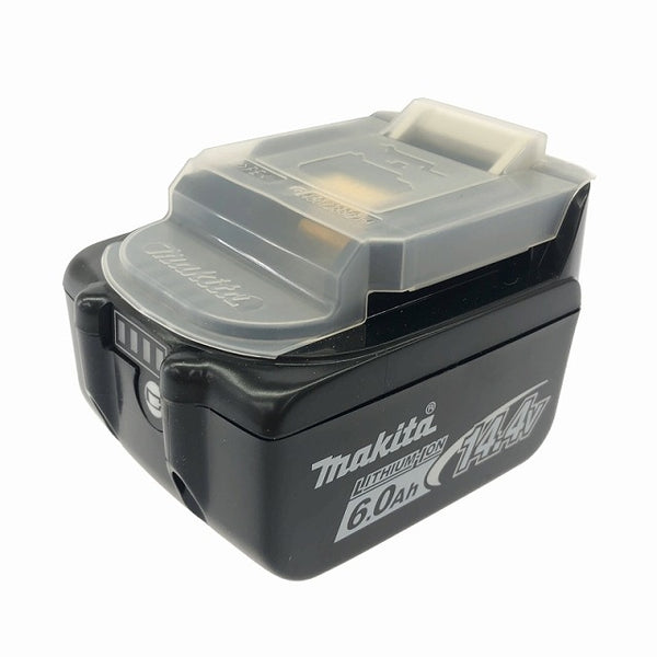 ☆未使用品4個セット☆makita マキタ 14.4V 6.0Ah 純正リチウムイオンバッテリー BL1460B LITHIUM-ION 蓄電池 残量表示 雪マーク - 3
