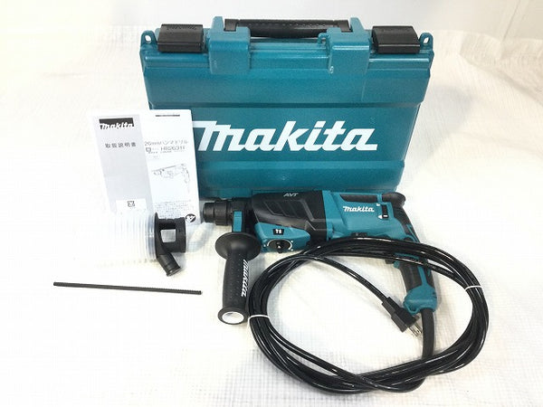 ☆未使用品☆makita マキタ100V 26mm ハンマドリル HR2631F 集じんカップ ケース付 3モード/SDS-plus 穴あけ 斫り ハンマー - 4