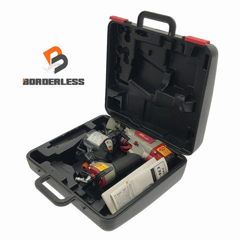 ☆極美品☆MAX マックス 50mm 常圧 コイルネイラ CN-450S(FP) ケース付 エア釘打機 エア釘打ち機 ロール釘打機 ロール釘打ち機