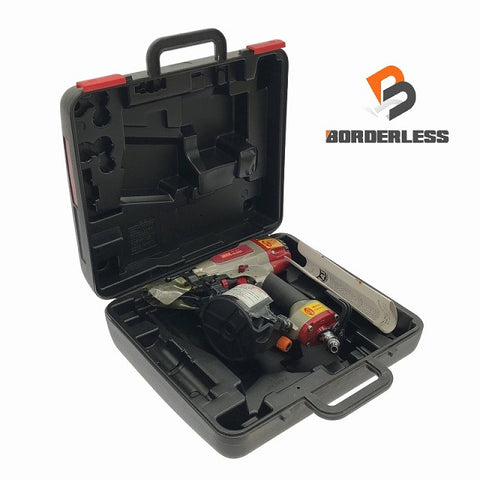 ☆極美品☆MAX マックス 50mm 常圧 コイルネイラ CN-450S(FP) ケース付 エア釘打機 エア釘打ち機 ロール釘打機 ロール釘打ち機 - 0