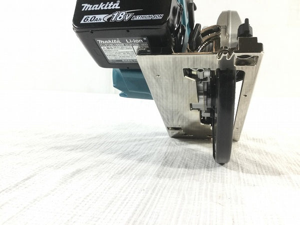 ☆未使用品☆makita マキタ 165mm 充電式マルノコ HS631DRGXS バッテリ2個(18V6.0Ah) 充電器 ケース付き - 8