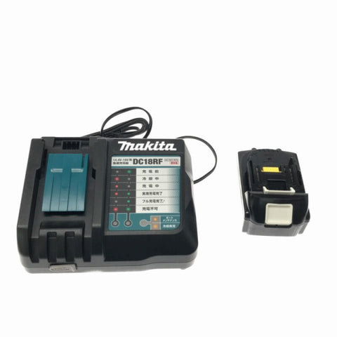 ☆未使用 ロゴに傷☆makita マキタ 18V 125mm 充電式マルノコ HS474DRGX 青 バッテリー2個(18V 6.0Ah)充電器 鮫肌 ケース付 - 0