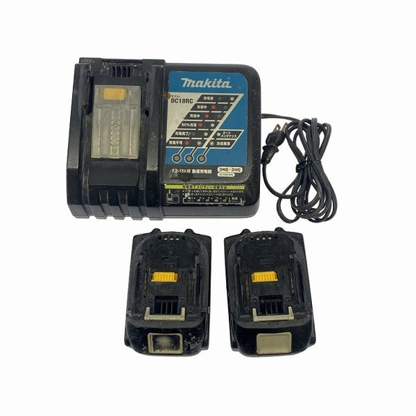 ☆中古品☆makita マキタ 18V 充電式インパクトドライバー TD172D 黄 バッテリ2個(18V6.0Ah) 充電器 ケース付 コードレス118952 - 10