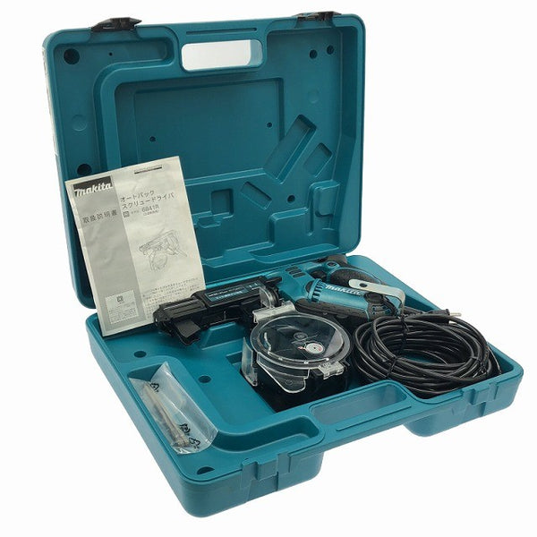 ☆中古美品※コメント必読☆makita マキタ オートパックスクリュードライバー 6841R ビット ケース付 石膏ボードドライバー134242 - 2