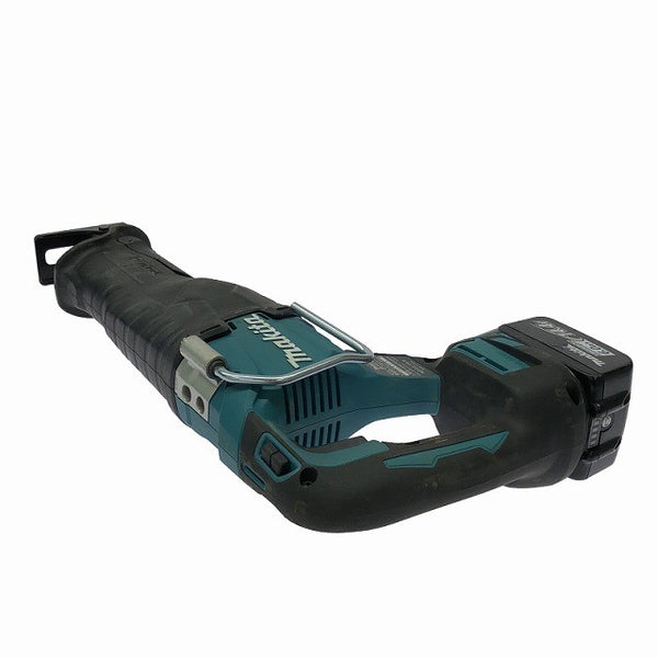 ☆中古比較的綺麗☆makita マキタ 14.4V 充電式レシプロソー JR147D バッテリ1個(6.0Ah) 充電器 ケース付 コードレスセーバソー130989 - 7