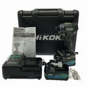 ☆未使用品☆HiKOKI ハイコーキ 36V コードレスインパクトドライバー WH36DC(2XPGSZ) フォレストグリーン フルセット 充電式130509 - 3
