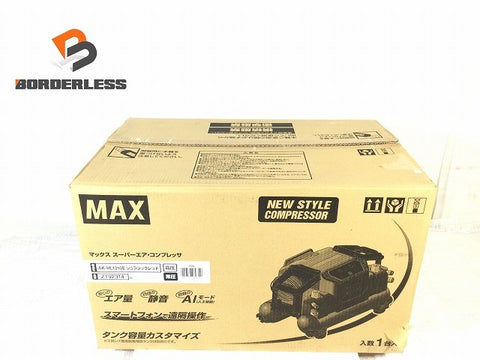 ☆極美品 限定色☆MAX マックス 11L 4口 高圧 スーパーエアコンプレッサー AK-HH1310E ジュラシックレッド AIモード Bluetooth搭載117093