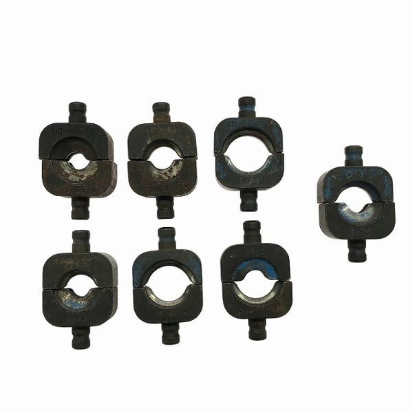 ☆中古品☆IZUMI イズミ 泉精器 手動油圧式工具15号 ダイス7個付き 配線用 電線圧着工具 - 10