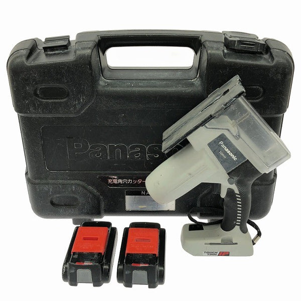 ☆中古品☆ Panasonic パナソニック 14.4V 充電角穴カッター EZ4543 本体+バッテリー2個(3.0/3.1Ah)+ケース133480 - 3